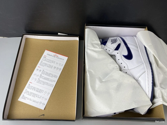 Rep BK og retro ''metallic navy'' jordan 555088-106 high 1 air 1206